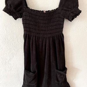 Juicy Couture Black Velour Dress